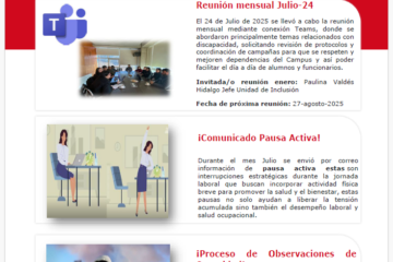 Informativo N°6 Actividades Julio 2025
