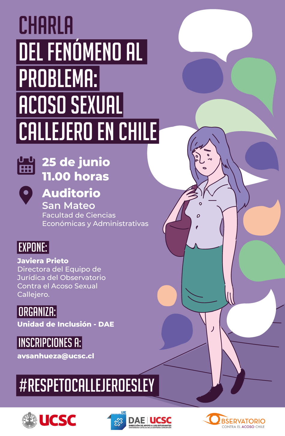 Charla Del FenÓmeno Al Problema Acoso Sexual Callejero En Chile Dirección De Apoyo A Los 5309