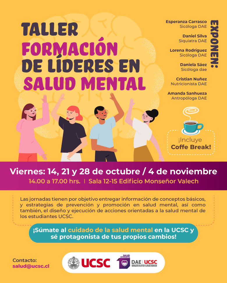 TALLER FORMACIÓN DE LIDERES EN SALUD MENTAL - Dirección De Apoyo A Los ...